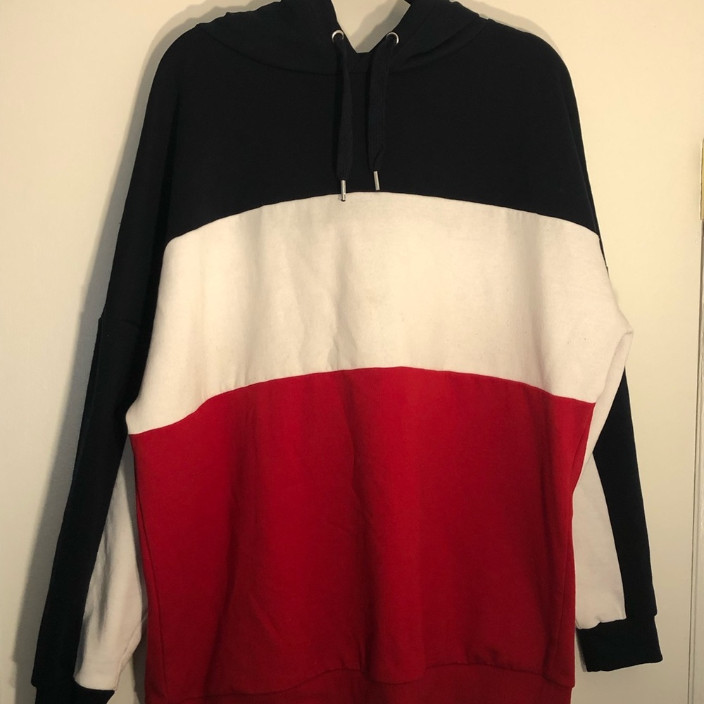 H&M Oversized Colorblock Hoodie